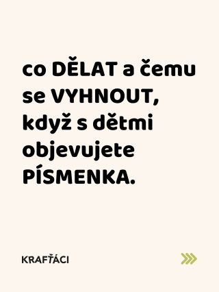 ✨ Učení písmenek nemusí být jen o sezení u stolu. Může být o hře, smíchu a objevování písmenek v každodenních činnostech....