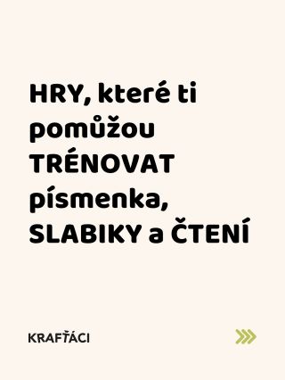 HRY, které ti pomůžou trénovat písmenka, slabiky a čtení 💛 Když dítěti nejde čtení, neděláš nic špatně. Možná jsi jen...